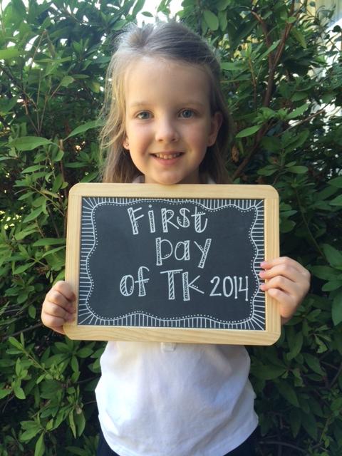 First Day of TK - St. Ignatius Parish School