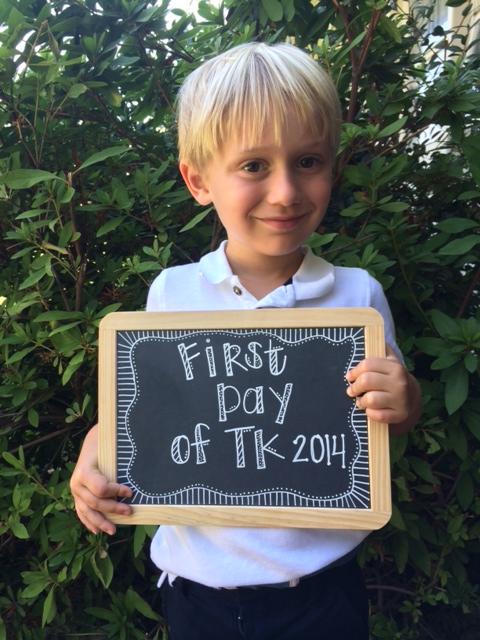 First Day of TK - St. Ignatius Parish School