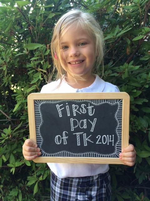 First Day of TK - St. Ignatius Parish School